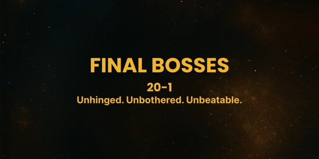 Final Bosses - Hear Me Out Characters