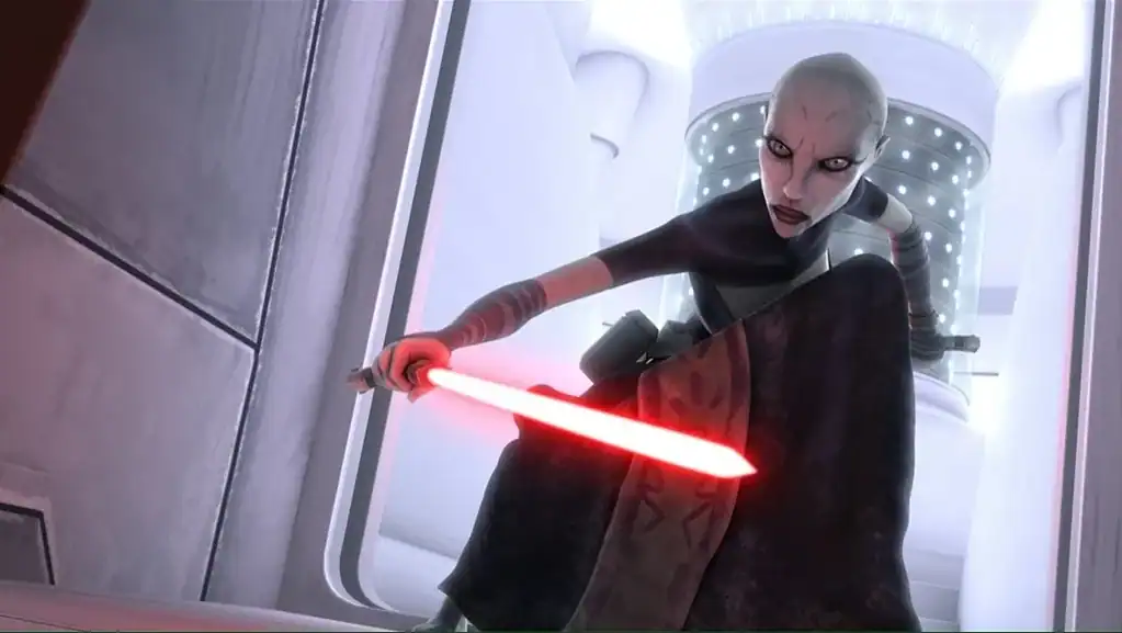 Asajj-Ventress-with-sabers - Female Star Wars Characters