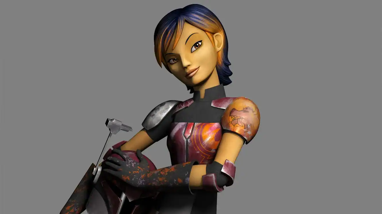 Sabine Wren in Rebels - Female Star Wars Characters