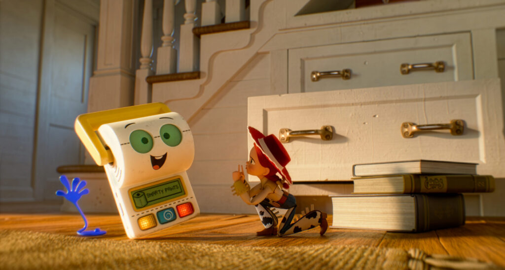 Smarty Pants and Jessie in Disney and Pixar's TOY STORY 5.