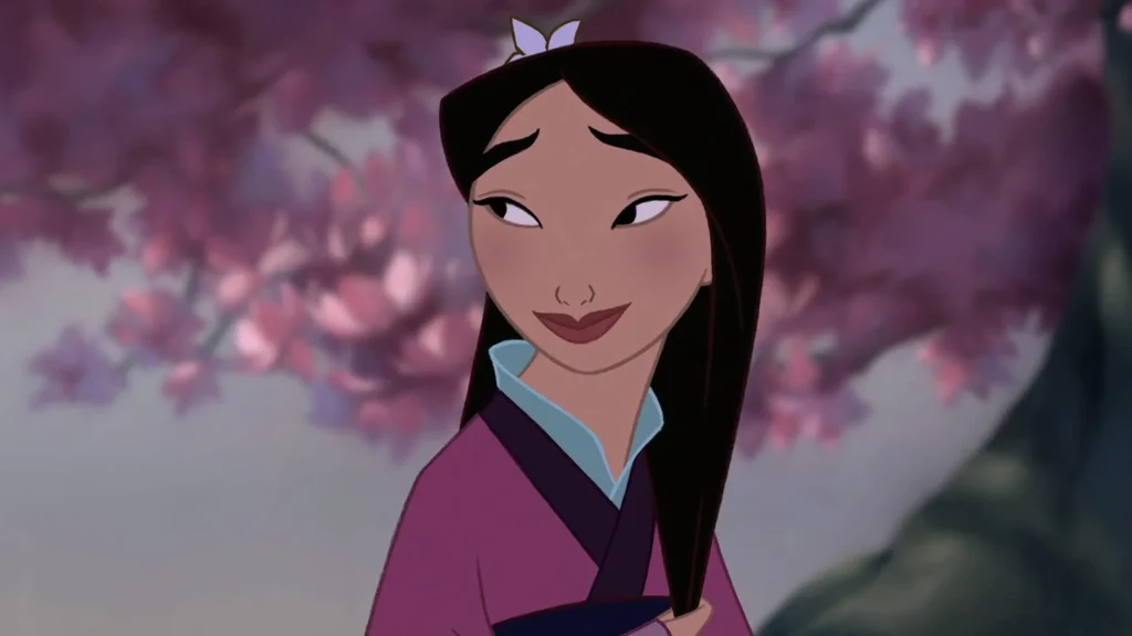 Mulan in Disney's animated Mulan